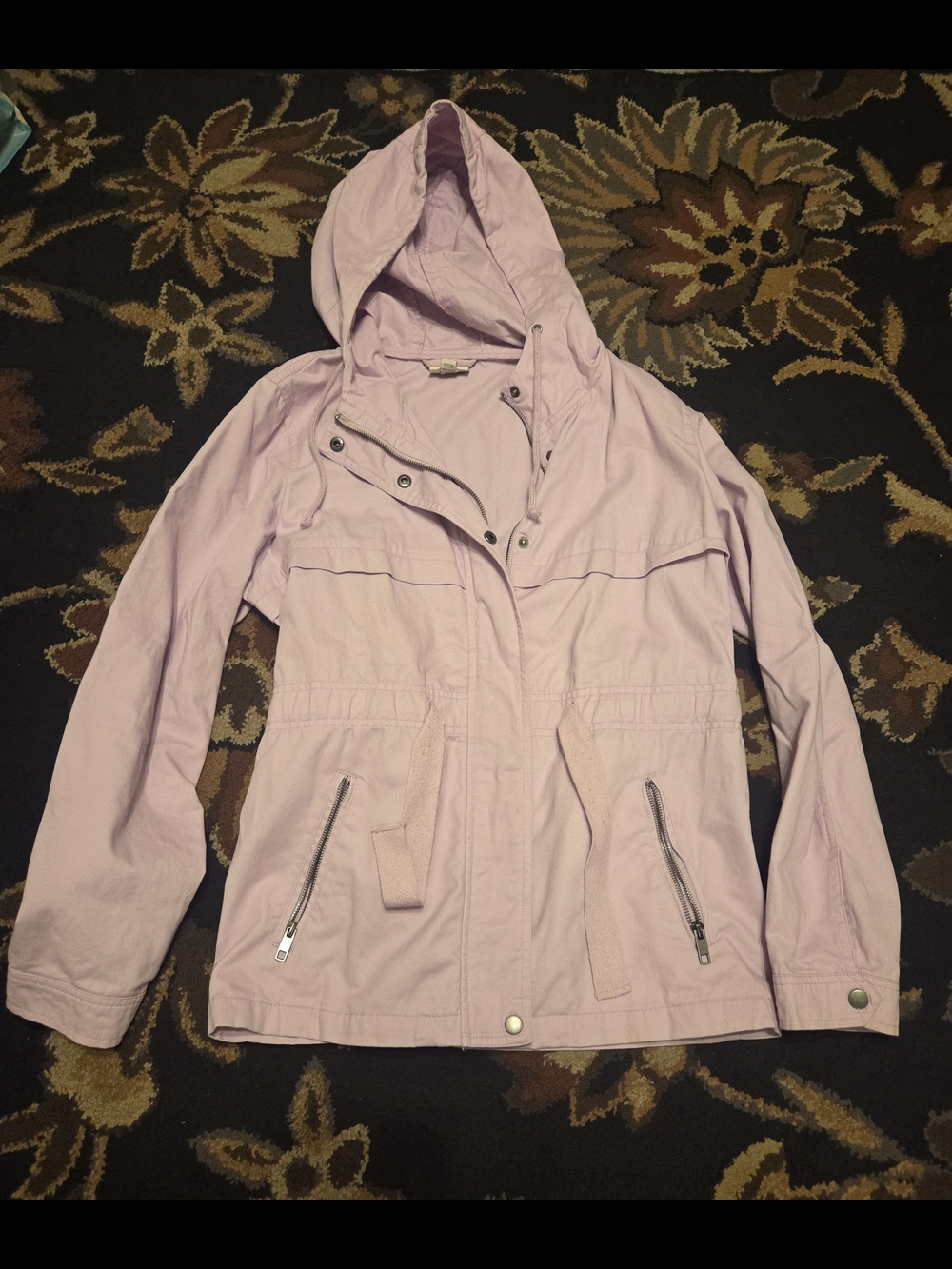 ♡last Chance♡ St. John's Bay Light Lavender Hooded Utility Jacket